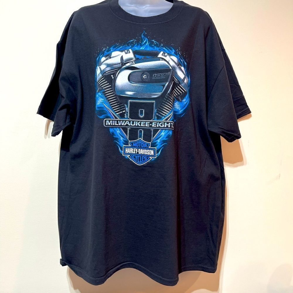 Harley Davidson Men’s Short sleeve shirt black size XL